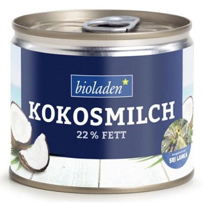 Produktfoto zu Kokosmilch (200 ml, biol)