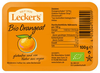 Produktfoto zu Orangeat 100g (BTH)