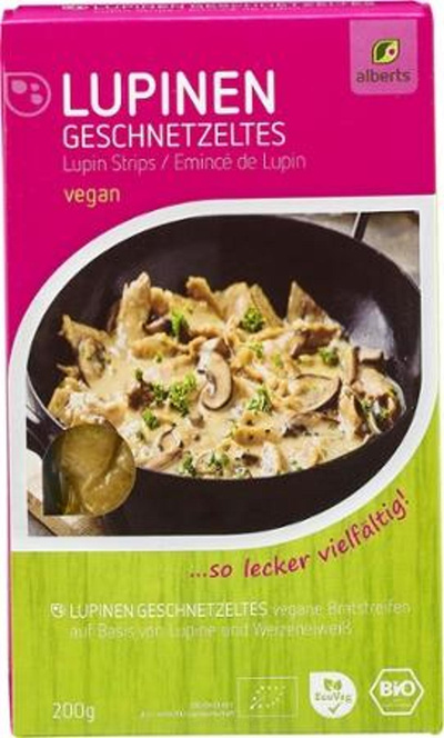 Produktfoto zu Lupinen Geschnetzeltes vegan