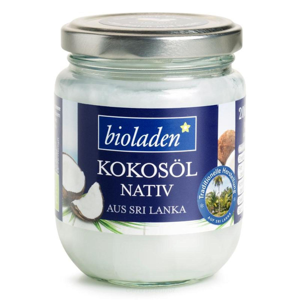 Produktfoto zu Kokosöl nativ 200 ml (WBI)