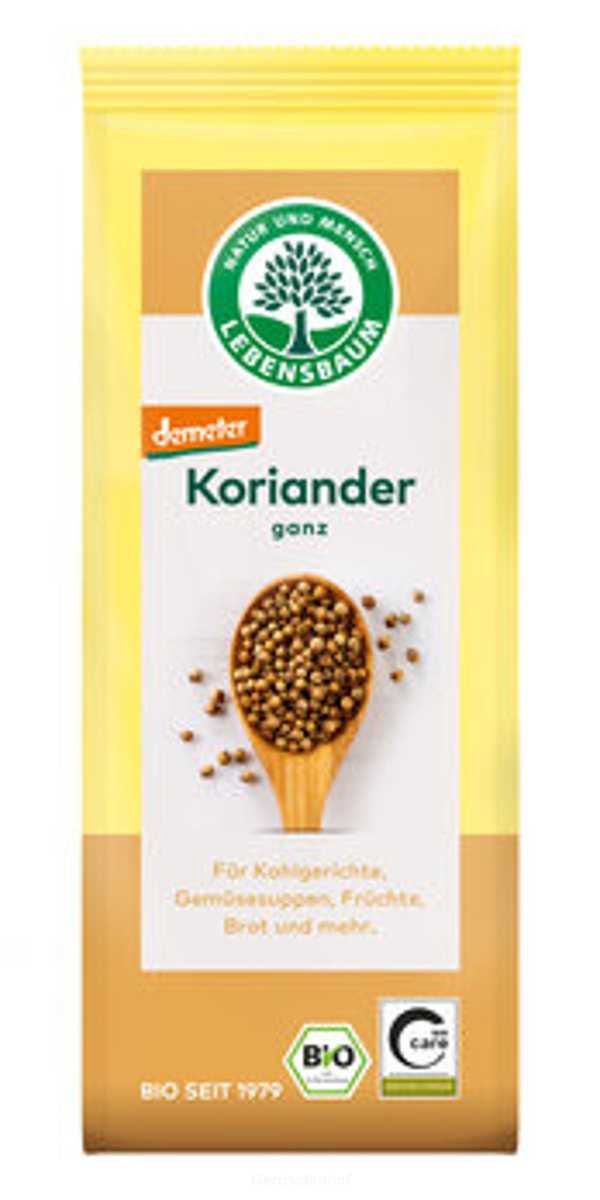 Produktfoto zu Koriander ganz Tüte 30g LEB