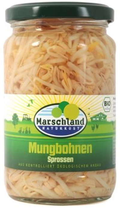 Produktfoto zu Mungobohnensprossen Glas MAR