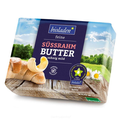 Produktfoto zu Butter Süßrahm 250 g (WBI)