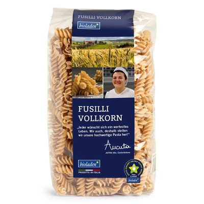 Produktfoto zu Fusilli Vollkorn 500g, WBI