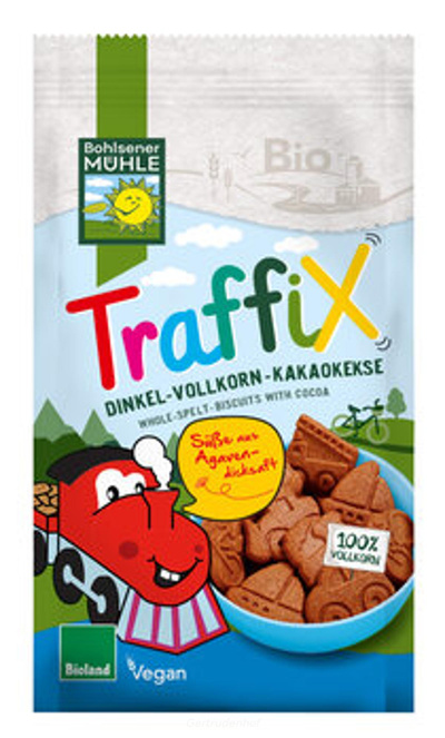 Produktfoto zu Traffix Dinkel Kekse 125g BOL