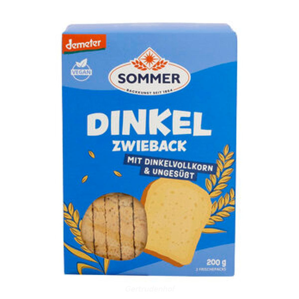 Produktfoto zu Dinkel Zwieback 200 g (SOM)