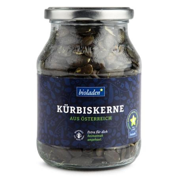 Produktfoto zu Kürbiskerne MW-Glas 300g (WBI)