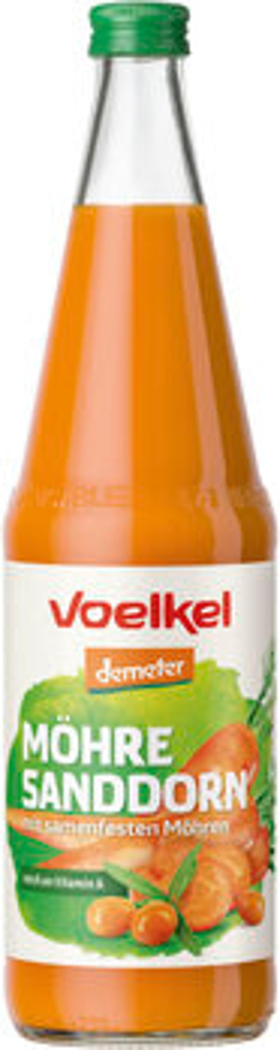 Produktfoto zu Möhren-Sanddorn-Saft 0,7 l VOE