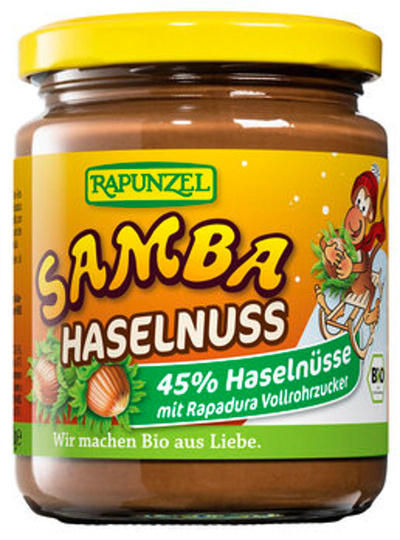 Produktfoto zu Samba Haselnuss 250 g (Rap)