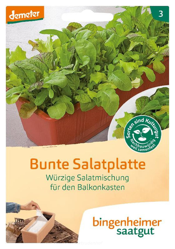 Produktfoto zu Bunte Salatplatte(Saatgut)