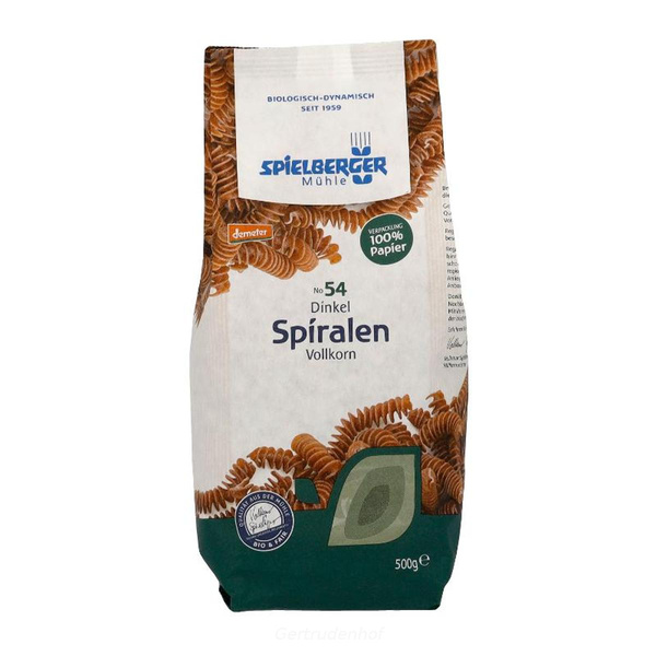 Produktfoto zu Dinkel VK Spiralen 500g (SPI)