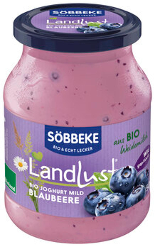 Produktfoto zu Joghurt Blaubeere Glas SÖB