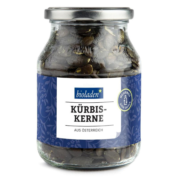Produktfoto zu Kürbiskerne MW-Glas 300g (WBI)