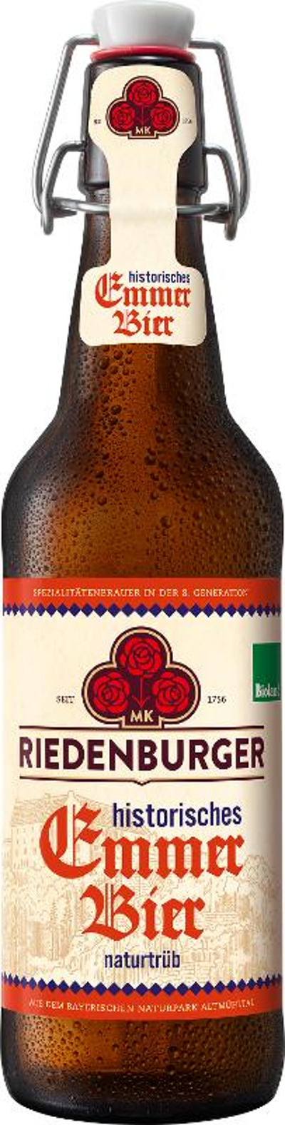 Produktfoto zu Riedenburger Emmerbier 0,5 L