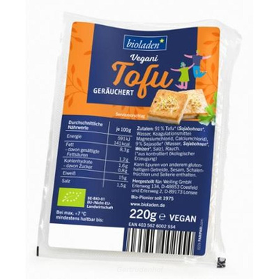 Produktfoto zu Tofu geräuchert 220g(Vegani)