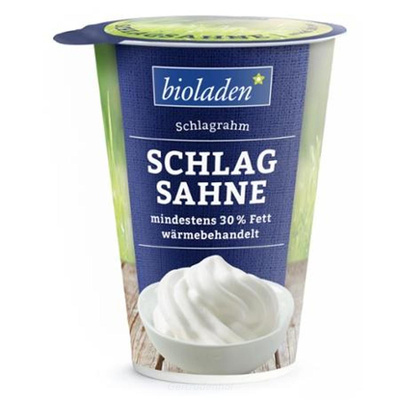 Produktfoto zu Schlagsahne 30% Becher 200g