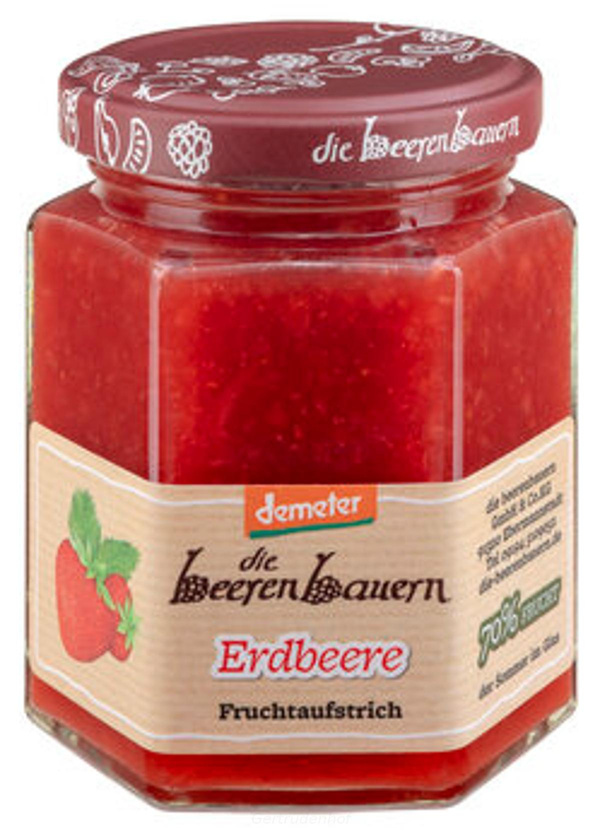 Produktfoto zu Erdbeere Fruchtaufst 200g DBB