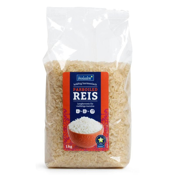 Produktfoto zu Parboiled Reis weiß 1kg WBI