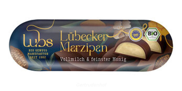 Produktfoto zu Marzipanbrot Vollmilchschoko