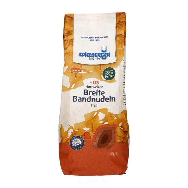 Produktfoto zu Breite Bandnudeln hell 500gSPI