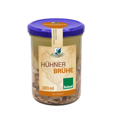 Produktfoto zu Hühnerbrühe m. Fleisch (KBH)