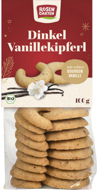 Produktfoto zu Dinkel Vanille Kipferl (ROS)