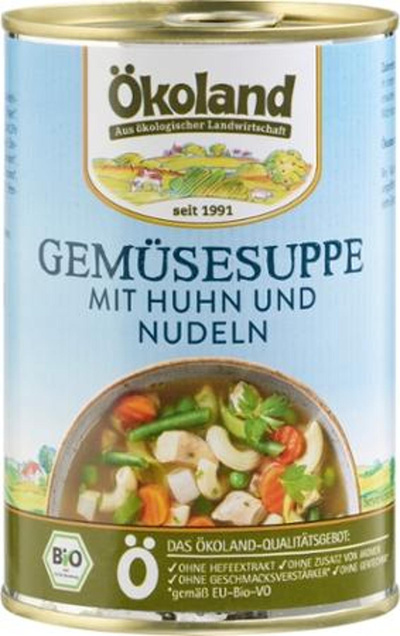 Produktfoto zu Gemüsesuppe mit Huhn (ÖKL)