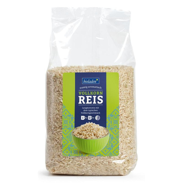 Produktfoto zu Vollkornreis Langkorn 1 kg WBI