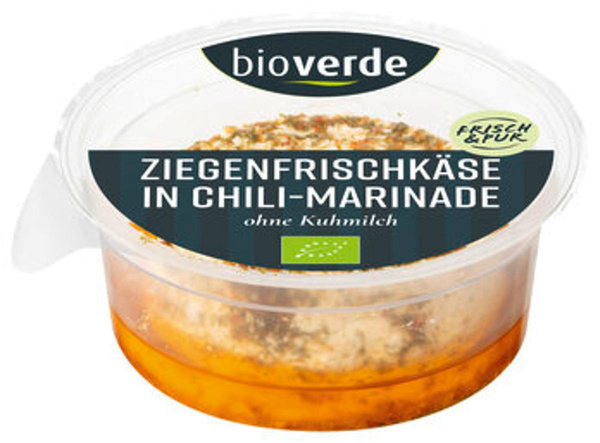 Produktfoto zu Ziegen Frischkäse Chili Marina