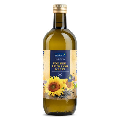 Produktfoto zu Sonnenblumenöl nativ 1l WBI