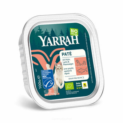 Produktfoto zu Katze Paté Lachs 100g Yarrah