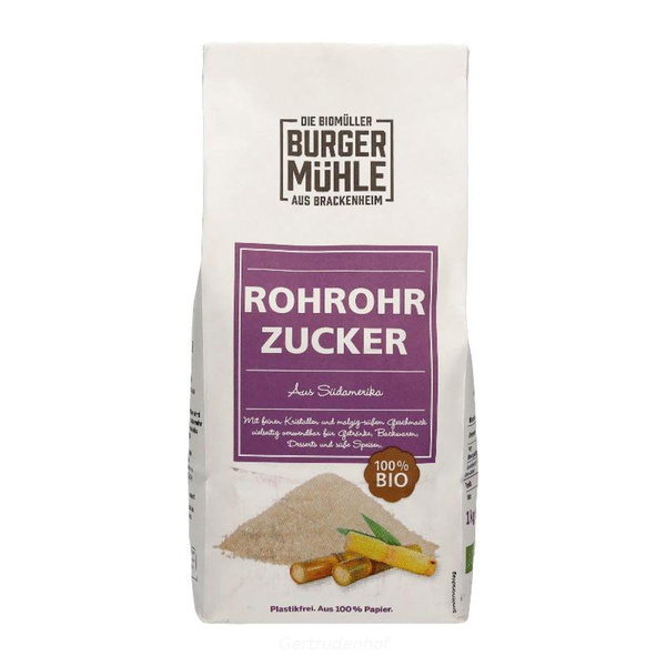 Produktfoto zu Rohrohrzucker 1kg (BUM)