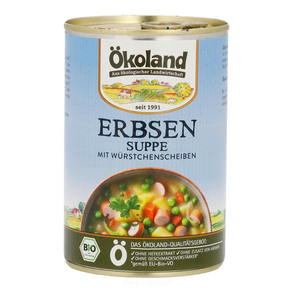 Produktfoto zu Erbsensuppe m. Würstchen ÖKL