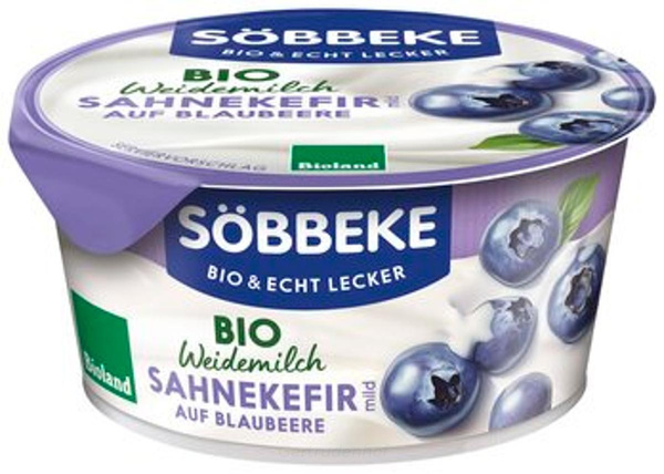 Produktfoto zu Sahnekefir Blaubeere Becher