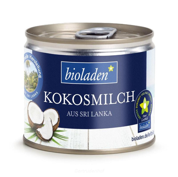 Produktfoto zu Kokosmilch (200 ml, biol)