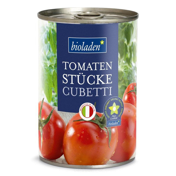 Produktfoto zu Tomatenstückchen Cubetti 400g
