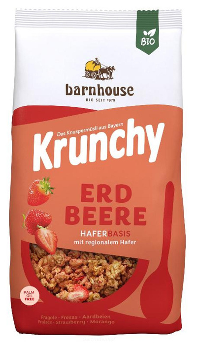 Produktfoto zu Krunchy Erdbeer 375 g (BHO)