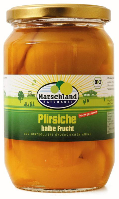 Produktfoto zu Pfirsiche halbe Frucht (MAR)