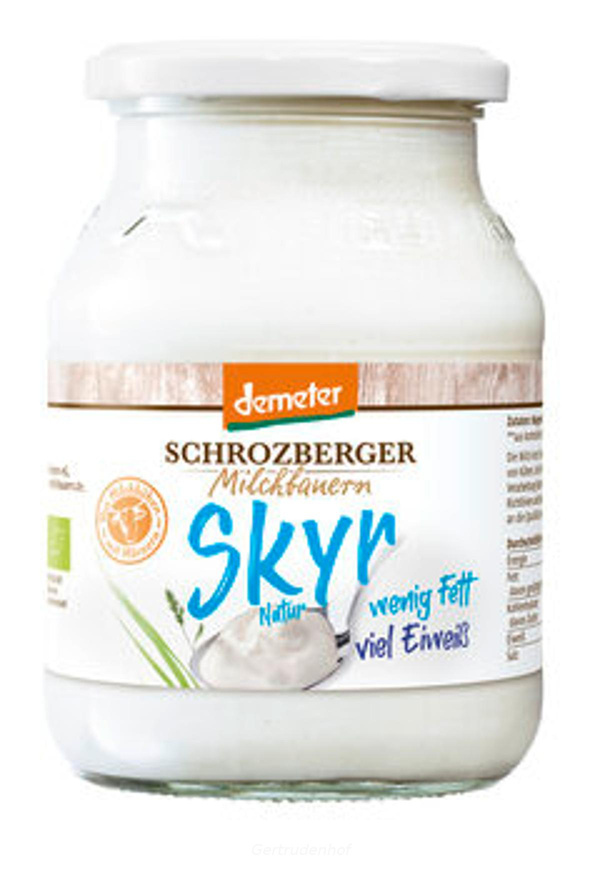 Produktfoto zu Skyr Natur im Glas 500 g SBG
