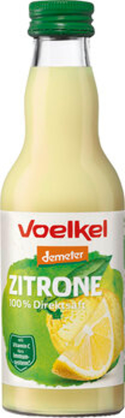 Produktfoto zu Zitronensaft, 0,2 l (VOE)