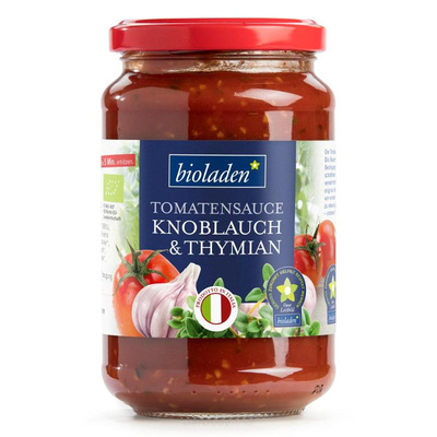 Produktfoto zu Tomatensauce Knobl-Thym. WBI