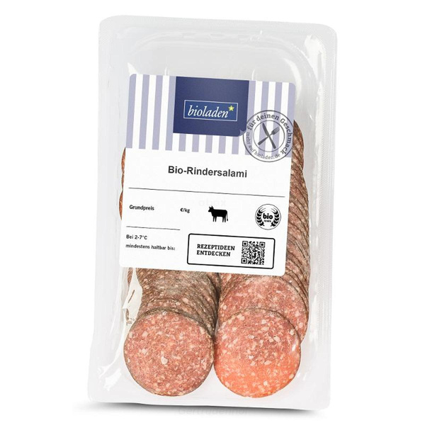 Produktfoto zu Rindersalami Scheiben 80g WBI