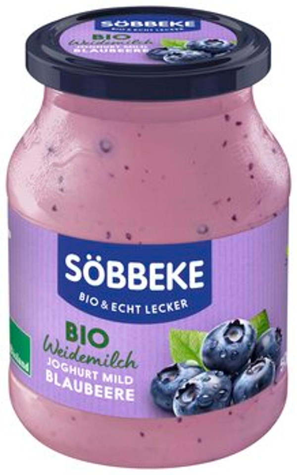 Produktfoto zu Joghurt Blaubeere Glas SÖB