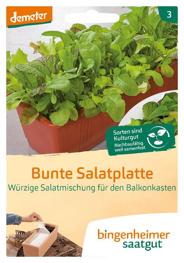 Produktfoto zu Bunte Salatplatte(Saatgut)