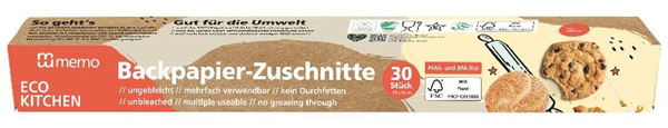 Produktfoto zu Backpapier Zuschnitte, 30 STK