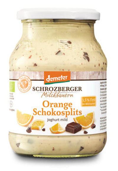 Produktfoto zu Joghurt Orange Schokosplits 3,