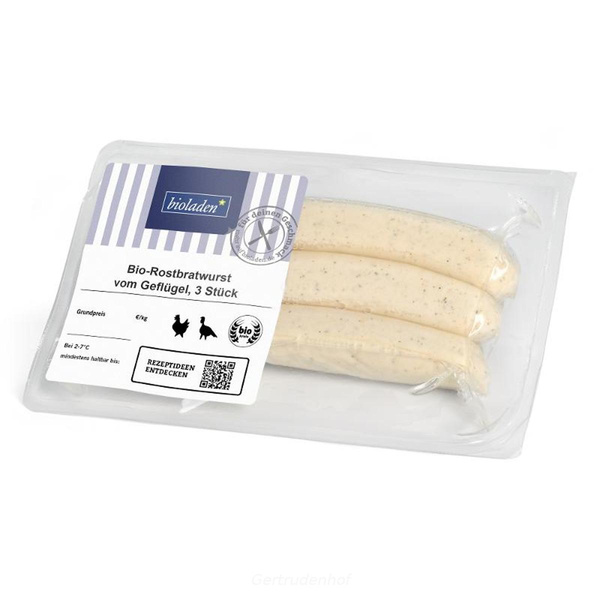 Produktfoto zu Rostbratwurst vom Geflügel