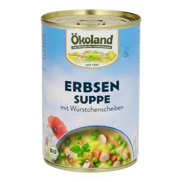 Produktfoto zu Erbsensuppe m. Würstchen ÖKL