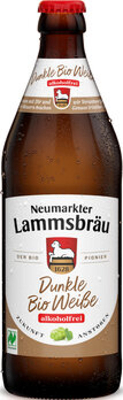 Produktfoto zu Lammsbräu dunkle Weiße alkfrei