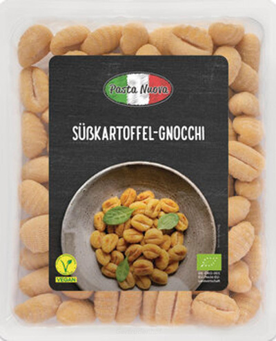 Produktfoto zu Gnocchi mit Süßkartoffeln 400g